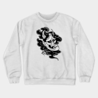 Blackwork Hannya Crewneck Sweatshirt